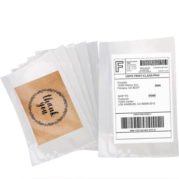 Packing Slip 50 pcs. Mailing Envelope Pouches with Clear Self-Adhesive - Picture 1 of 6